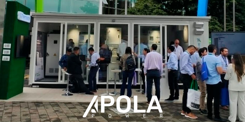 Apola Power estuvo presente en feria Fise Medellín Colombia