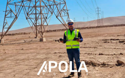 Apola Power inspección con drones torres eléctricas