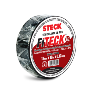 Cinta Aislante PVC STECK SFT1310 Negro 10m
