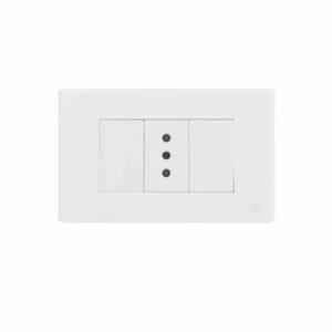 Enchufe Simple 10 A 250 V AC A81 blanco