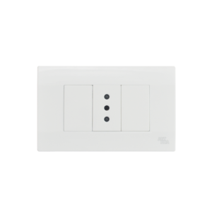 Enchufe Simple 10 A 250 V AC K blanco