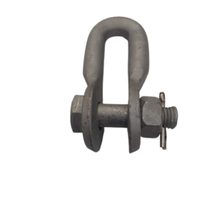 Grillete Acero Galvanizado 75 kN Con Pasador, Tuerca y Chaveta de acero Inoxidable.